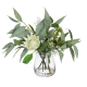 Glamorous Fusion Native Mixed 42cm Artificial Plant Flower Arrangement Decorative In Glass