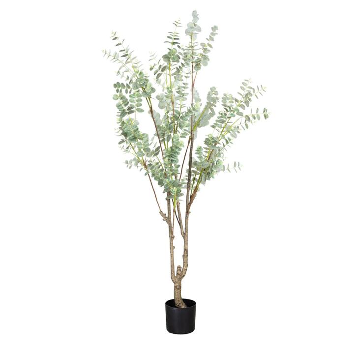 Glamorous Fusion Real Touch True Blue Eucalyptus 180cm Artificial Plant Flower Arrangement Decorative