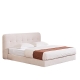 Maestro Furniture Oria High Density Smart Foam Boucle Fabric Queen Size Bed Frame Cream