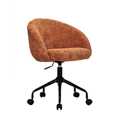 Maestro Furniture Marquin Boucle Fabric Computer Desk Task Office Working Chair Orange