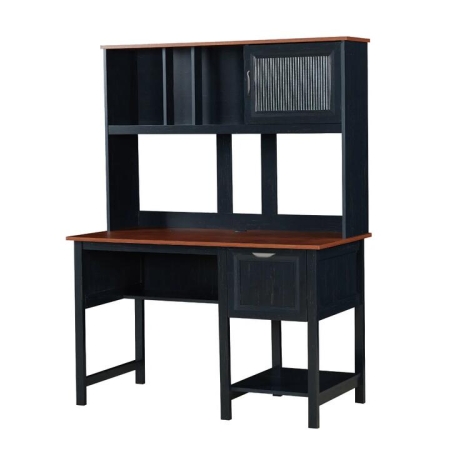 Maestro Furniture Fairview Home Office Writing Study Desk With Hutch Antique Black