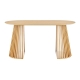 Design Square Calandra Rectangle Kitchen Dining Table 160cm Oak