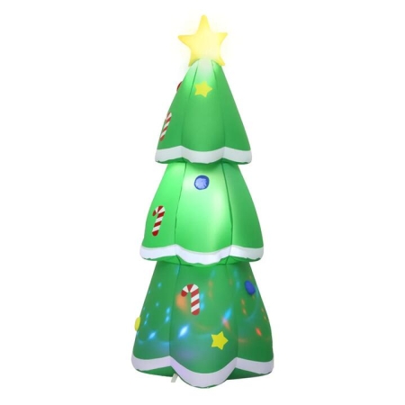 Santaco Inflatable 1.5M Christmas Tree Flashing Light
