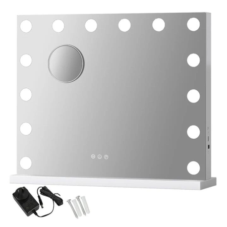 Yezi LED Vanity Makeup Mirror 42x50cm