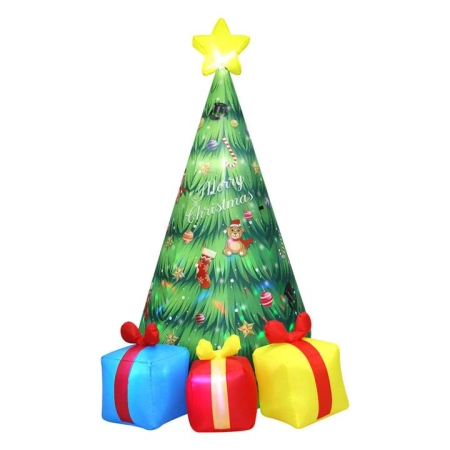 Santaco Inflatable LED Christmas Tree with Music 240CM
