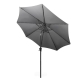 Centra 3M Outdoor Patio Umbrella Solar LED Light Grey