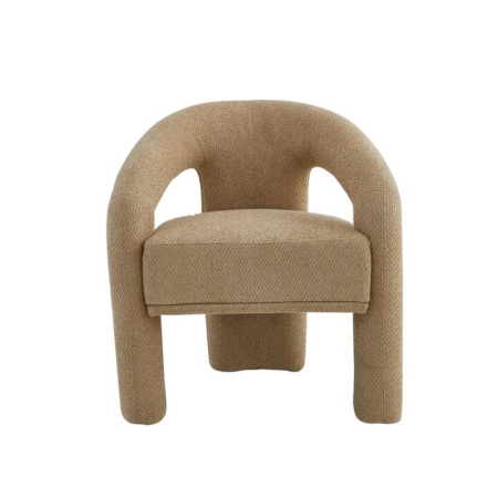 Raimon Furniture Genie Chenille Fabric Kitchen Dining ArmChair Sand