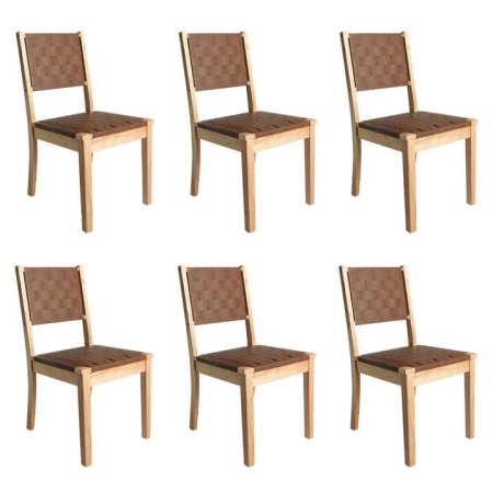 Levede Dining Chairs Accent Chair Lounge x6