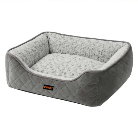 Pawz Pet Dog Calming Bed Fluffy Washable Cushion L