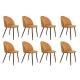 Levede 8x Dining Chairs Seat French