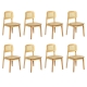Levede 8x Rattan Dining Chair Wooden Kitchen Chair