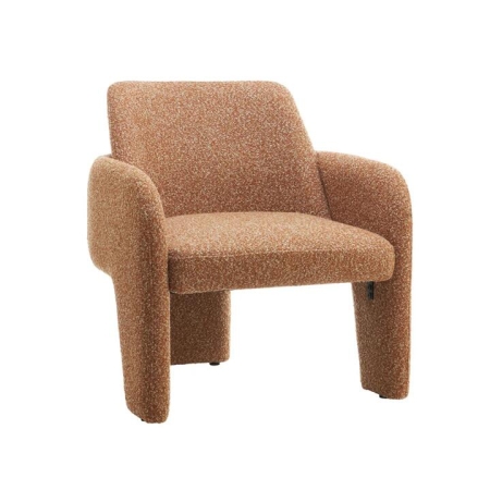 Raimon Furniture Ciaran Chenille Fabric Occasional Lounge Accent Relaxing ArmChair Paprika