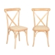 Levede 6X Dining Chairs Cross Back Chair