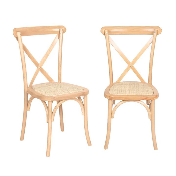 Levede 6X Dining Chairs Cross Back Chair