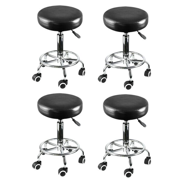 4x Levede Swivel Salon Barstool Hairdressing