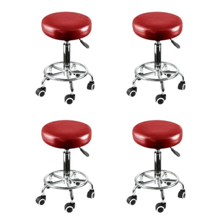 Levede 4x Salon Stool Swivel Barber Stools