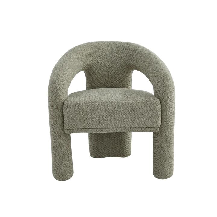 Raimon Furniture Genie Chenille Fabric Kitchen Dining ArmChair Mint