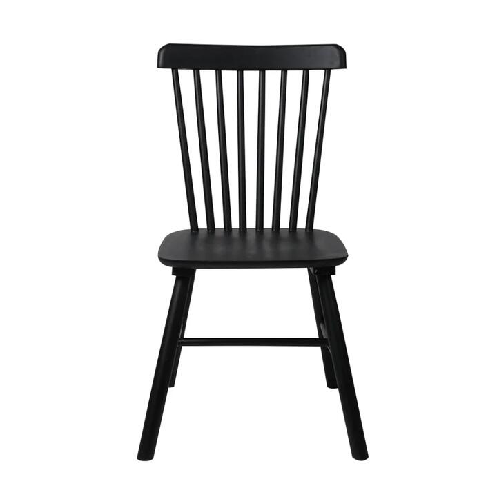 Levede 4x Dining Chairs Kitchen Winsor Black
