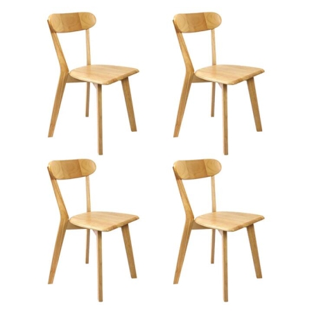 Levede 4x Dining Chairs Wooden Kitchen Chair