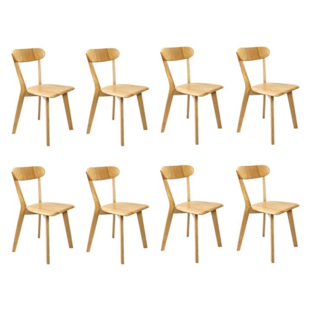 Levede 8x Dining Chairs Wooden Kitchen Chair