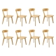 Levede 8x Dining Chairs Wooden Kitchen Chair