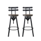 Levede 4x Bar Stool Industrial Adjustable