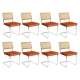 Levede 8xRattan Chair Dining Chairs