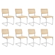 Levede 6x Rattan Chair Dining Chairs