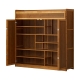 Shoe Rack Cabinet 30 Pairs Storage Cupboard Bamboo