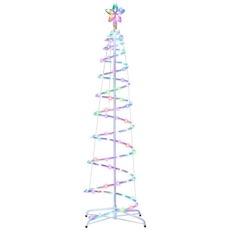 Christmas Tree 1.8m 100 RGB LED Rope Lights Xmas Trees Decoration