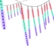 7M Christmas Lights Shower Light 288 LED Icicle Falling Metor