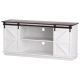 Buffet Sideboard Storage Cabinet Kitchen Cupboard Sliding Doors White