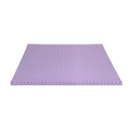 Giselle 5cm Memory Foam Mattress Topper Lavender Infused Egg Crate Pad Mat Double