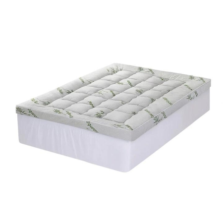 Giselle Mattress Topper 11cm Pillowtop toppers Bamboo Double