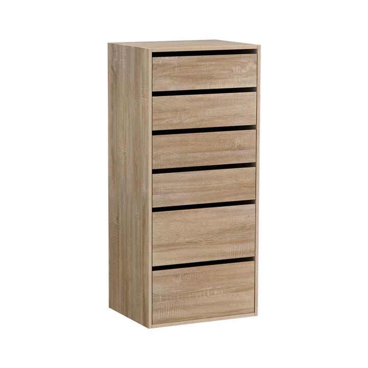 6 Chest of Drawers Dresser Tallboy Pine
