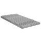 8cm Memory Foam Mattress Topper 7-Zone Graphite Single