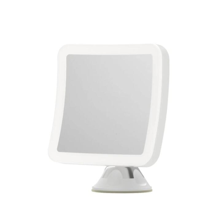 Makeup Mirror 10X Magnification LED Light Adjustable Rotation Cordless Suction Cup