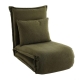 Floor Lounge Sofa Bed Foldable Green