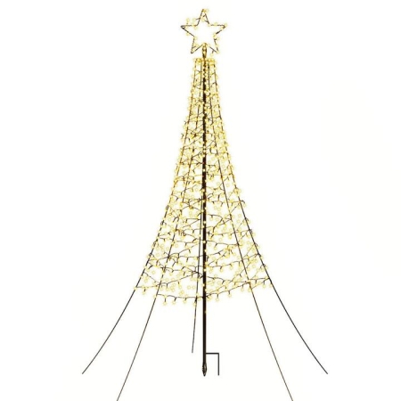 Solar Christmas Tree 2.1m 320 LED Net Lights Xmas Trees Decoration