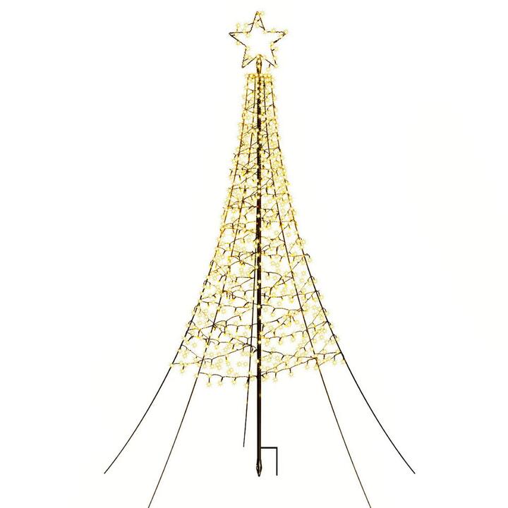Solar Christmas Tree 2.1m 320 LED Net Lights Xmas Trees Decoration