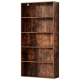 Bookshelf 5 Tiers Walnut