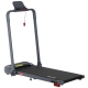 Treadmill Electric Walking Pad with Incline Foldable for Home Gym Grey