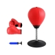 Desktop Punching Boxing Bag Stand Set with Pump Swivel Speed Balls