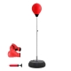 Adult Punching Bag Stand 150cm Adjustable Freestanding with Gloves and Pump