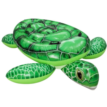 Float Turtle Rider Inflatable Ride On Floating Pool Lounger 153x140CM