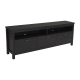 Maestro Furniture Baxley Lowline Entertainment Unit TV Stand 180cm 3-Drawers Antique Black
