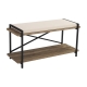 Maestro Furniture Fosca Wooden Shoe Bench Rack Seat Cushion Beige