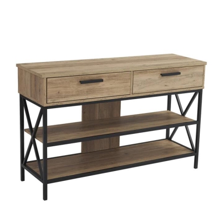 Maestro Furniture Seneca Wooden Multi-Purpose Hallway Console Table TV Stand 120cm Rustic