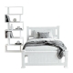King Single Bed Frame and Bookshelf