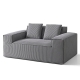 2 Seater Sofa Loveseat Sofas Bed Couch No Assembly Corduroy Small Couches Apartement